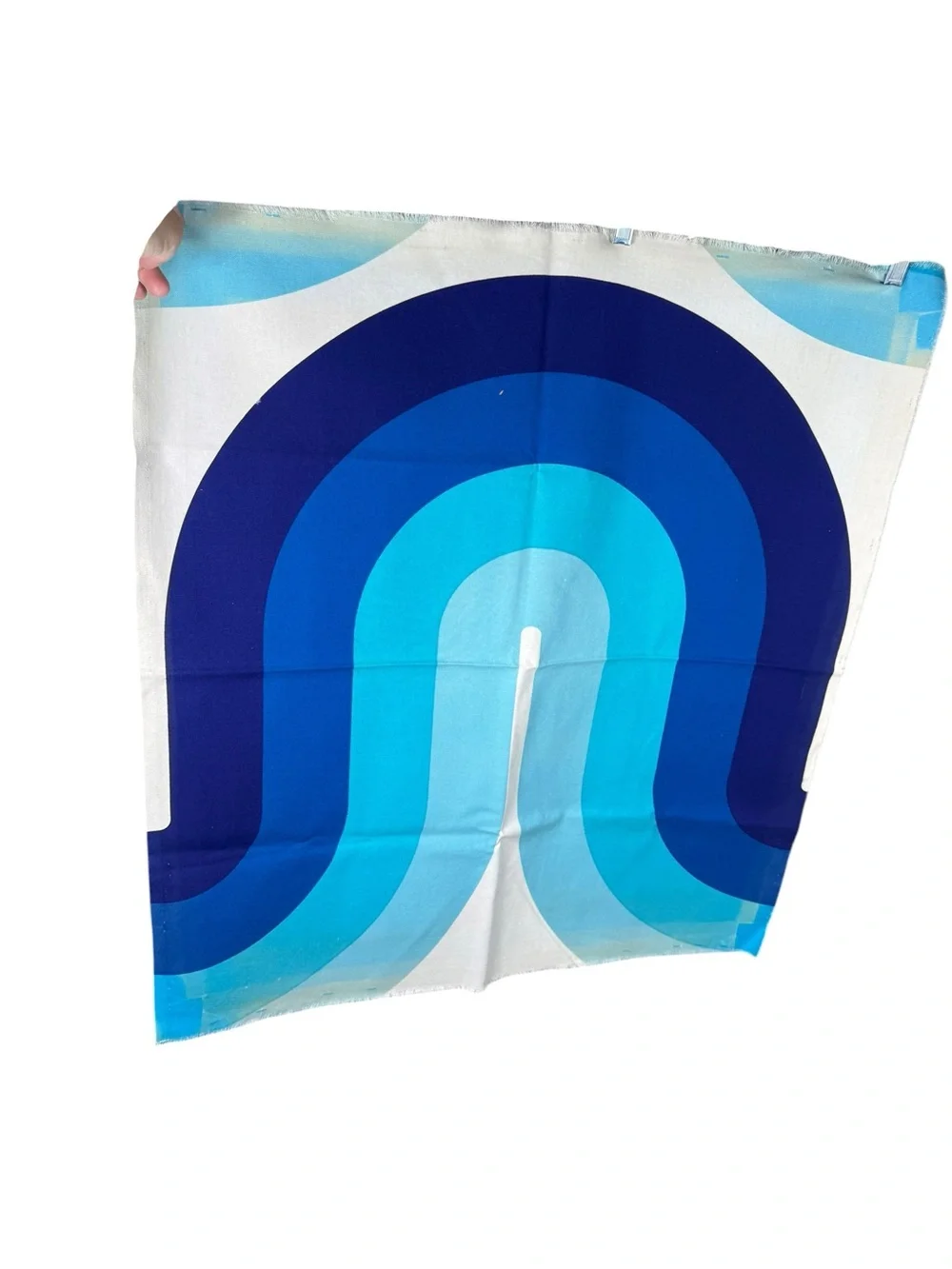 Blue Gradient Arch Wall Tapestry Vintage Set of Two